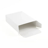 Tuck-End Rectangular Box - 110mm x 85mm x 30mm - White by eco-craft - made in the UK