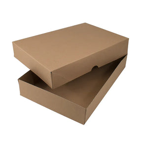 A4 Pop-Up Gift Box and Lid - Kraft Brown by eco-craft - made in the UK