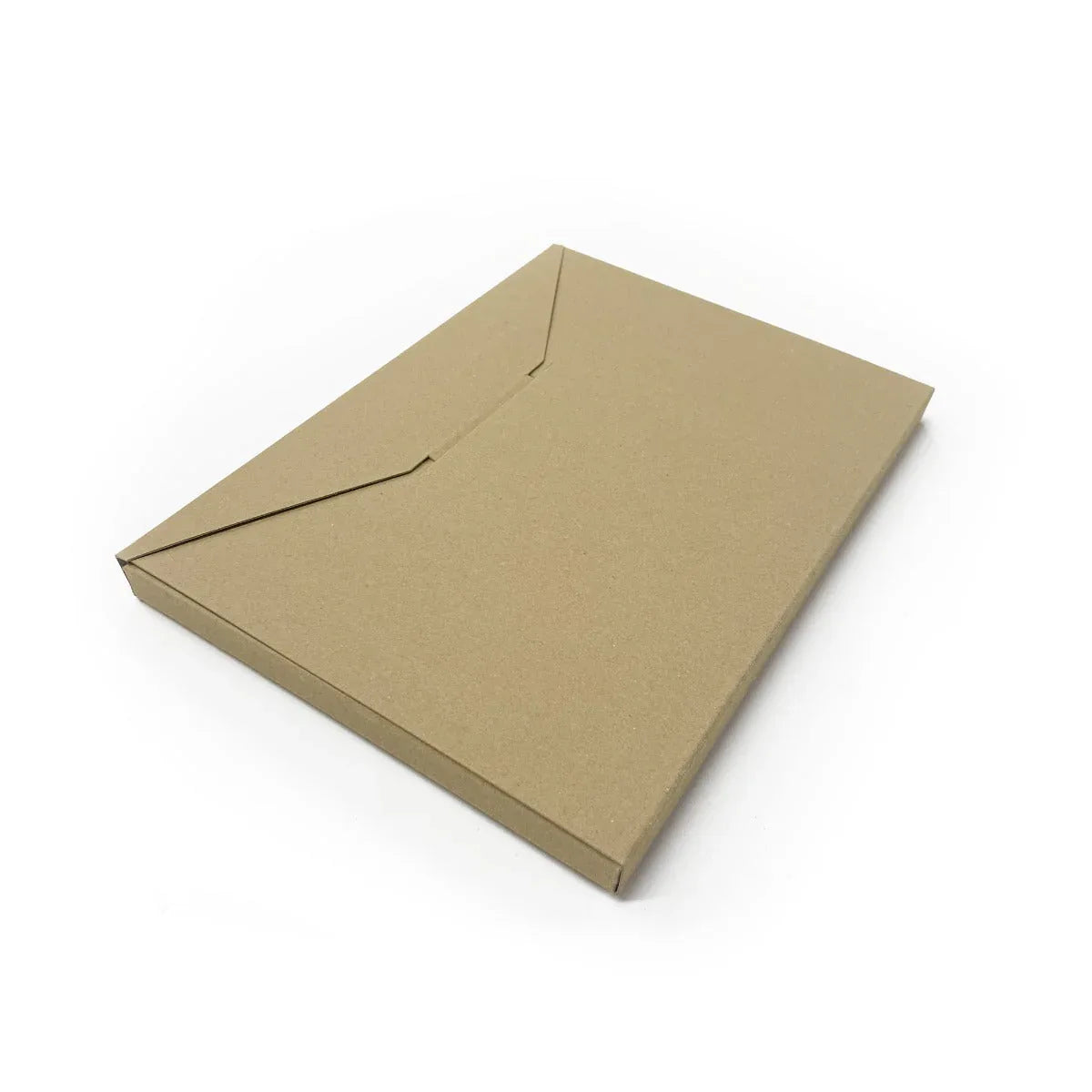 A5 No-Glue Locking Box - Hairy Manilla (400g) by eco-craft - made in the UK