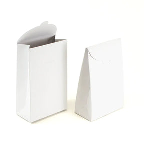 Small Taper Top Box - 79 x 40 x 120 mm - White by eco-craft - made in the UK