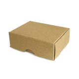 Small No-Glue Soap Box - 74x51x25mm - Hairy Manilla by eco-craft - made in the UK