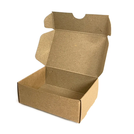 Small No-Glue Soap Box - 74x51x25mm - Hairy Manilla by eco-craft - made in the UK