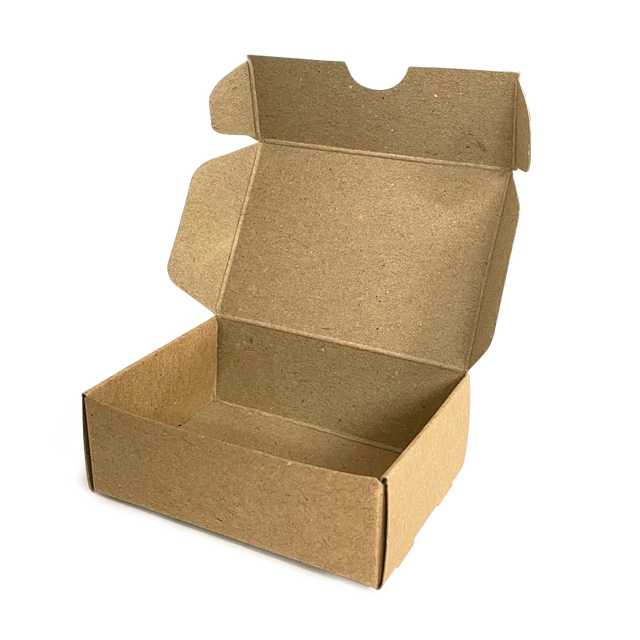 Small No-Glue Soap Box - 74x51x25mm - Hairy Manilla by eco-craft - made in the UK