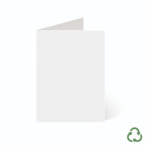 90x126mm Card Blanks - White by eco-craft - made in the UK