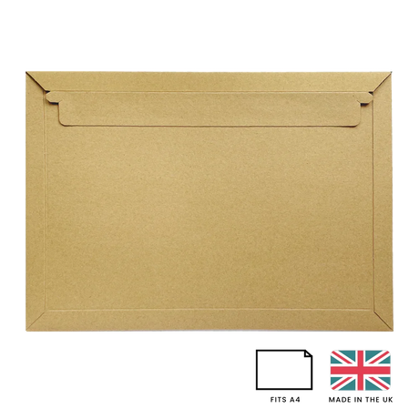 C4 Board Mailing Envelope (Kraft Brown) by eco-craft - made in the UK