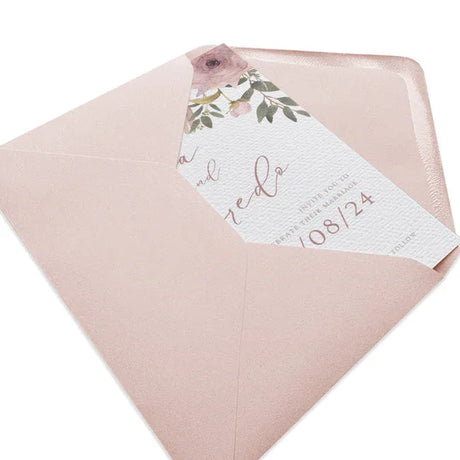 C6 Recycled Envelope Blush by eco-craft - made in the UK