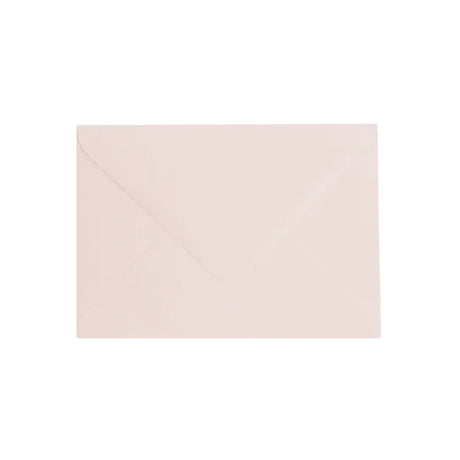 C6 Recycled Envelope Blush by eco-craft - made in the UK