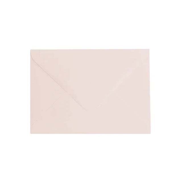 C6 Recycled Envelope Blush by eco-craft - made in the UK