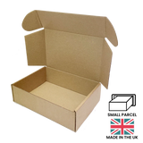 160x110x50mm (C6) Small Parcel Postal Box - Brown by eco-craft - made in the UK