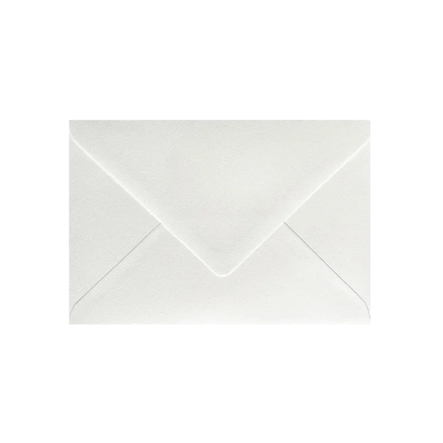 C6 Recycled Envelope New Felt White by eco-craft - made in the UK