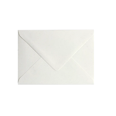 C6 Recycled Envelope New Oat Fleck by eco-craft - made in the UK