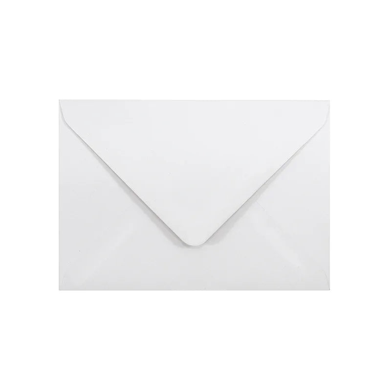 C6 Envelope White by eco-craft - made in the UK