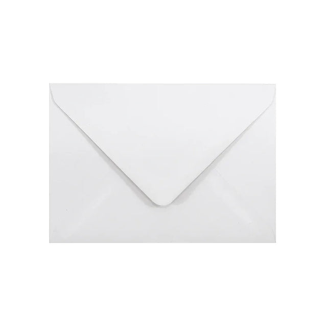 C6 Envelope White by eco-craft - made in the UK