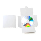 No Glue CD Sleeve - White by eco-craft - made in the UK