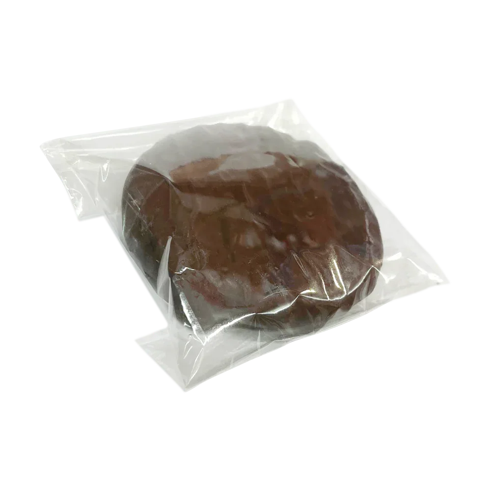 76 x 127mm Folded-Base Cellulose Clear Display Bag by eco-craft - made in the UK