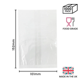 101 x 152mm Cellulose Clear Display Bag by eco-craft - made in the UK
