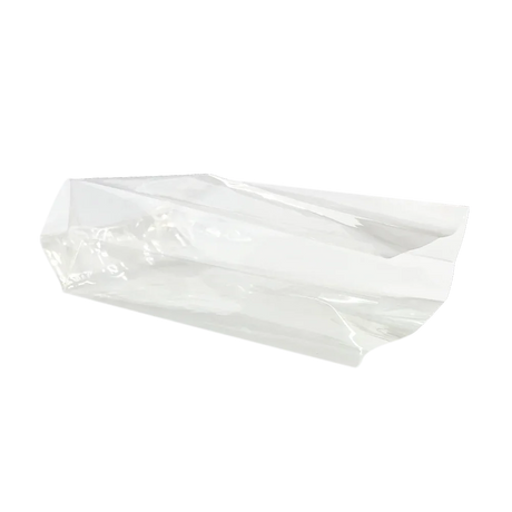 130 x 74 x 45mm Folded-Base Cellulose Clear Gusset Bag by eco-craft - made in the UK