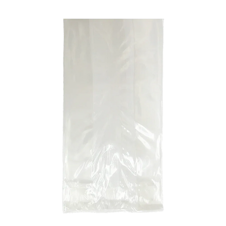 130 x 74 x 45mm Folded-Base Cellulose Clear Gusset Bag by eco-craft - made in the UK