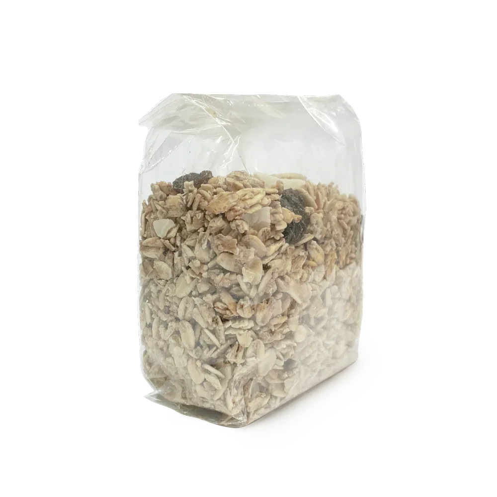 130 x 74 x 45mm Folded-Base Cellulose Clear Gusset Bag by eco-craft - made in the UK