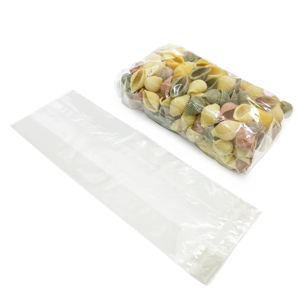 237 x 74 x 50mm Folded-Base Cellulose Clear Gusset Bag by eco-craft - made in the UK