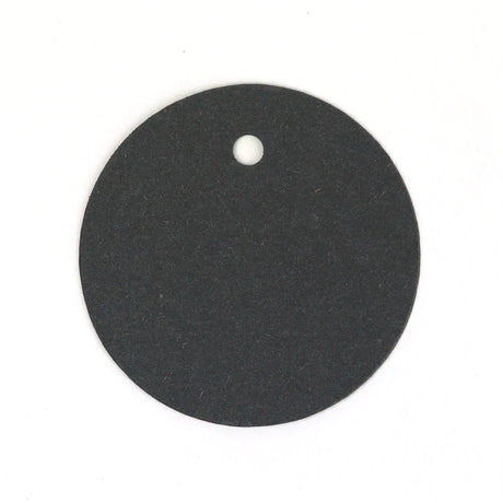 Circle Gift Tags 20Pk - Charcoal by eco-craft - made in the UK
