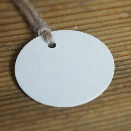 Circle Gift Tags 20Pk - EcoNatural by eco-craft - made in the UK
