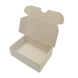 Small No-Glue Soap Box - 74x51x25mm - Cocoa by eco-craft - made in the UK