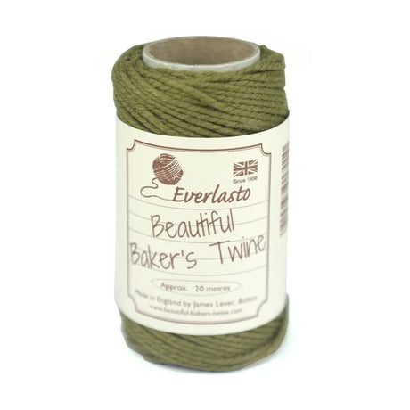 Cotton Twine - Olive by eco-craft - made in the UK
