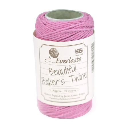 Cotton Twine - Rose Pink by eco-craft - made in the UK