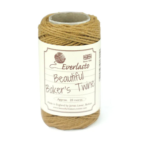 Cotton Twine - York Gold by eco-craft - made in the UK