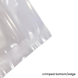 254 x 76 x 51mm Cellulose Clear Gusset Bag by eco-craft - made in the UK