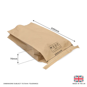 Heavy Duty Postal Sack - Medium (440x250x70mm) by eco-craft - made in the UK