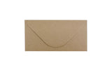 DL Envelope - Hairy Manilla (Kraft Brown) by eco-craft - made in the UK
