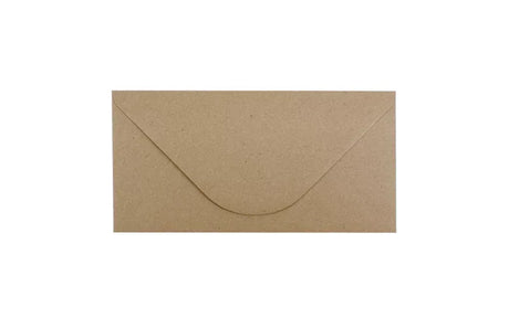 DL Envelope - Hairy Manilla (Kraft Brown) by eco-craft - made in the UK
