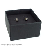 Earring Insert for 50 x 50mm box 10Pk - Black by eco-craft - made in the UK