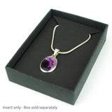 Necklace Insert for 50 x 70mm box 10Pk - Black by eco-craft - made in the UK