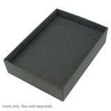 Necklace Insert for 50 x 70mm box 10Pk - Black by eco-craft - made in the UK