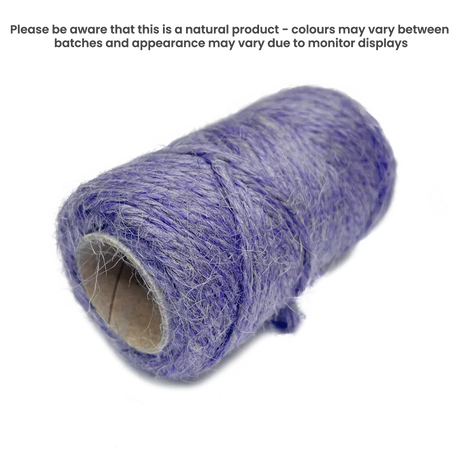 Jute Twine - English Lavender by eco-craft - made in the UK