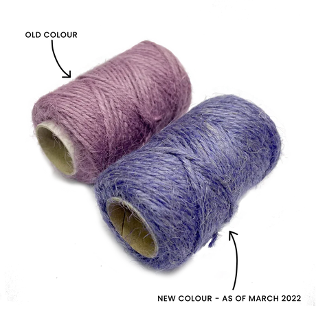 Jute Twine - English Lavender by eco-craft - made in the UK