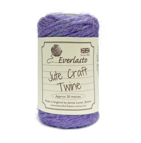 Jute Twine - English Lavender by eco-craft - made in the UK