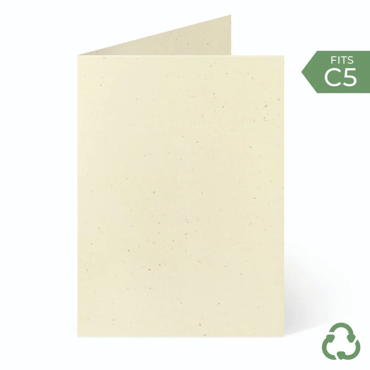 A5 / C5 (148x210mm) Card Blanks - Biscuit by eco-craft - made in the UK