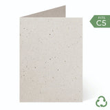 A5 / C5 (148x210mm) Card Blanks - Cocoa by eco-craft - made in the UK