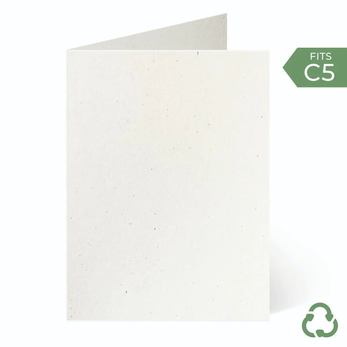 A5 / C5 (148x210mm) Card Blanks - Ivory by eco-craft - made in the UK