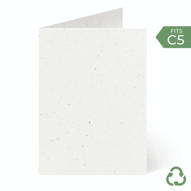 A5 / C5 (148x210mm) Card Blanks - Oat Fleck by eco-craft - made in the UK