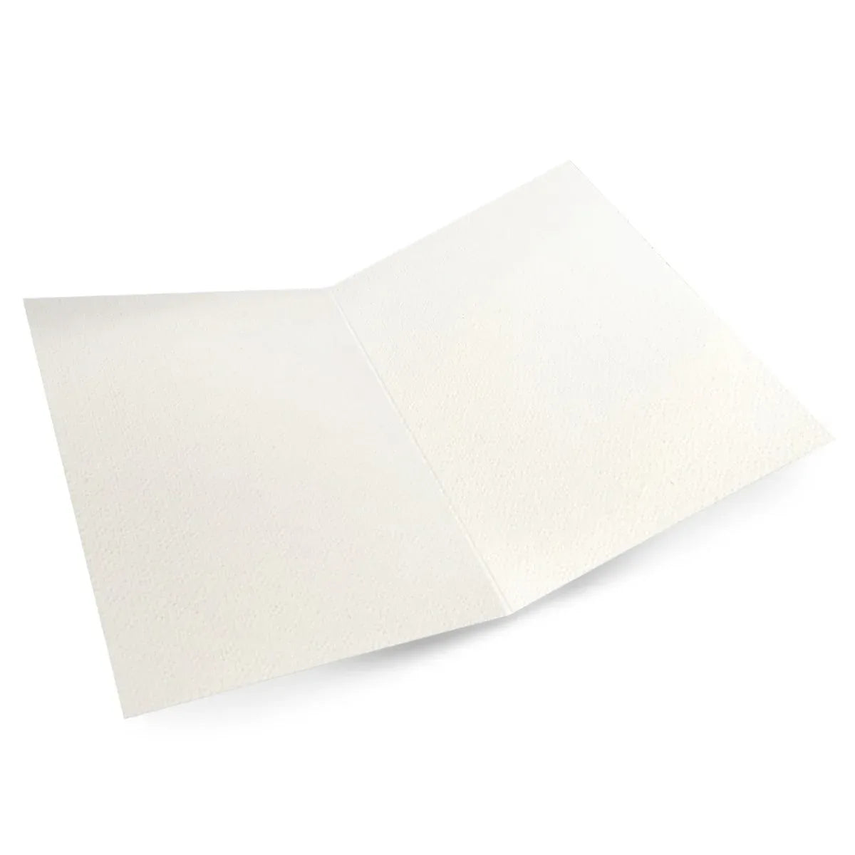 122x172mm Card Blanks - Felt White by eco-craft - made in the UK