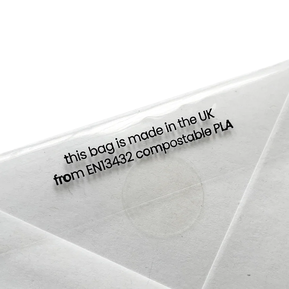 217x305mm (A4) Plain Lip Compostable Bag by eco-craft - made in the UK