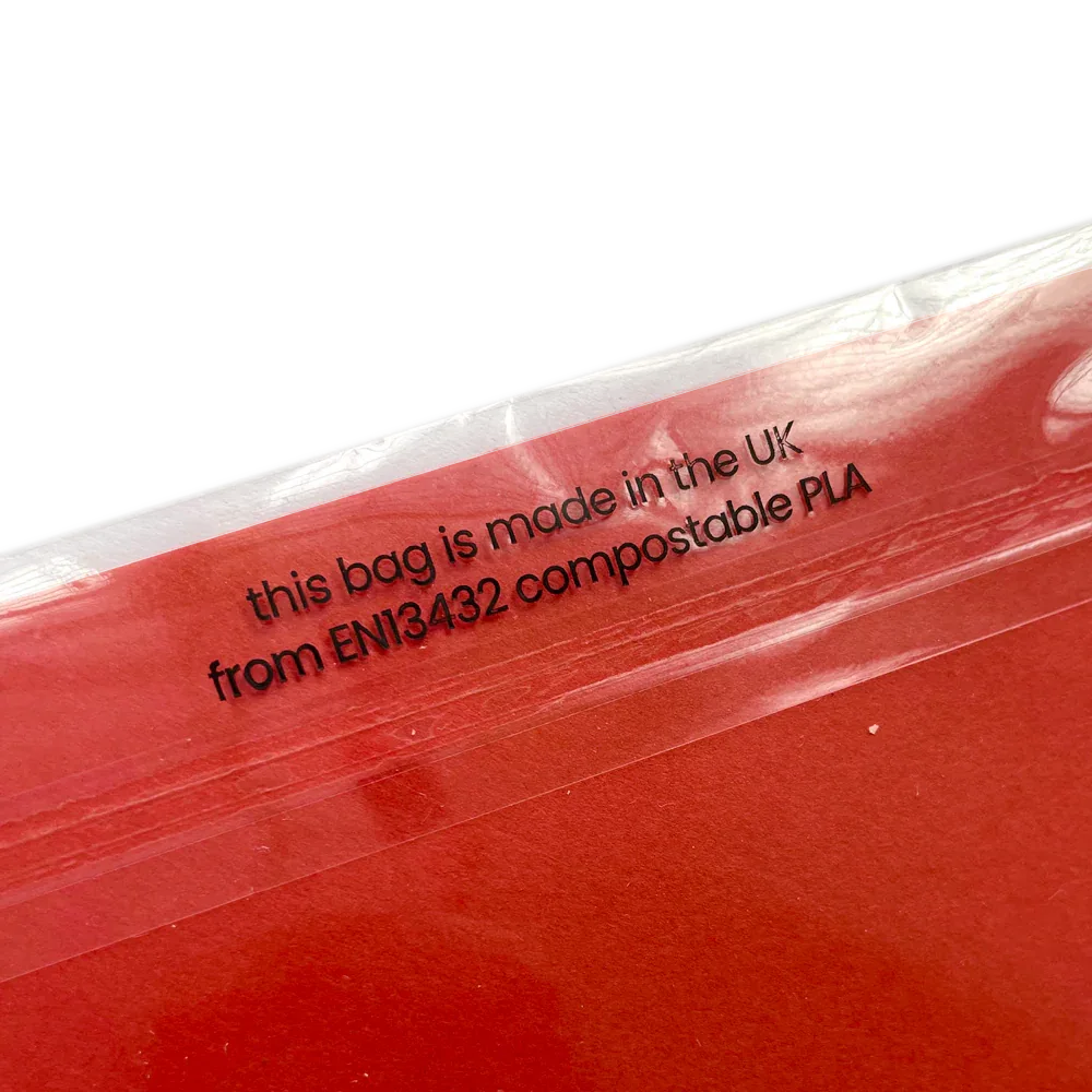 130x135mm Self Seal Compostable Bag by eco-craft - made in the UK