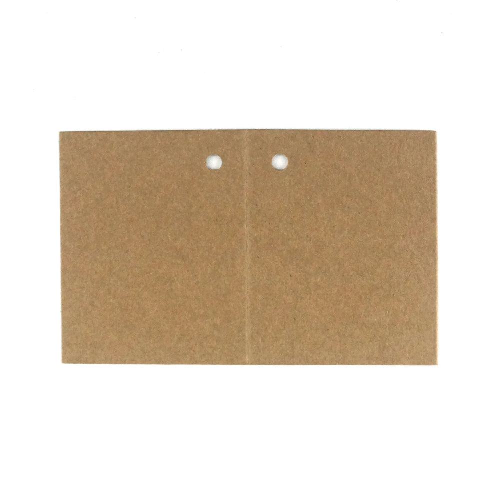 Folded Gift Tags 10Pk-HairyManilla by eco-craft - made in the UK