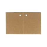 Folded Gift Tags 10Pk-HairyManilla by eco-craft - made in the UK