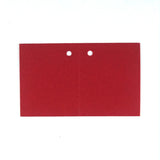 Folded Gift Tags 10Pk-Scarlet by eco-craft - made in the UK